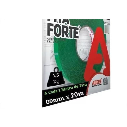 Adere Fita Dupla Face Acr.Inc. 09X20Mt