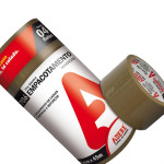 Adere Fita Adesiva P/Embalagem Marrom  45X 40