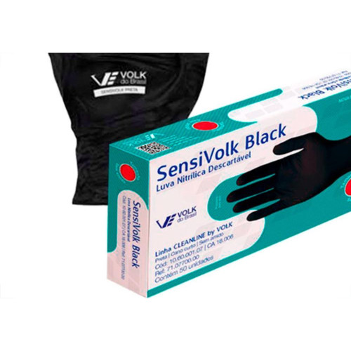 Volk Luva  Black Nit.S/Amido. G C/50