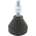 Vibramatt Amortecedor Borracha P/Maquina 350K-3/8 - Kit C/4 Pc