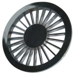Luconi Grelha Plast.Redonda Cro 100  - Kit C/10 Pc