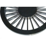Luconi Grelha Plast.Redonda Cro 100  - Kit C/10 Pc