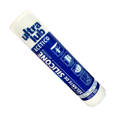 Ultralub Silicone Ultra Acetico.Branco 280Gr