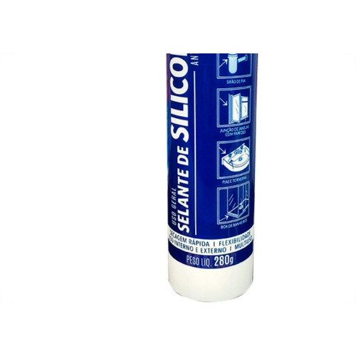 Ultralub Silicone Ultra Acetico.Branco 280Gr