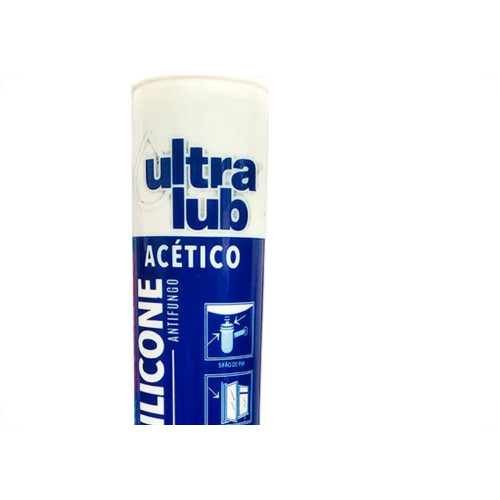 Ultralub Silicone Ultra Acetico.Branco 280Gr