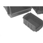 Caixaplast Gaveteiro P/Prateleira Preto 08 - Kit C/12 Pc