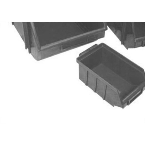 Caixaplast Gaveteiro P/Prateleira Preto 08 - Kit C/12 Pc