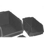 Caixaplast Gaveteiro P/Prateleira Preto 08 - Kit C/12 Pc