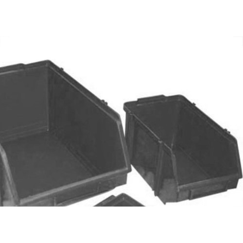 Caixaplast Gaveteiro P/Prateleira Preto 08 - Kit C/12 Pc