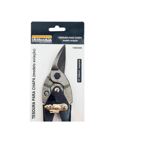 Starfer Tesoura P/Chapa Aviac.Starf.Esq.Vrm