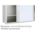 Astra Armario Banheiro Plas. Brnco.28X41 A21