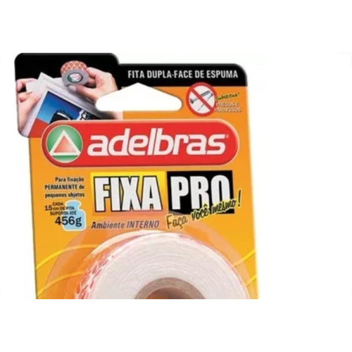 Adelbras Fita Dupla Face Esp.Adel.19X2,0 Fxpro