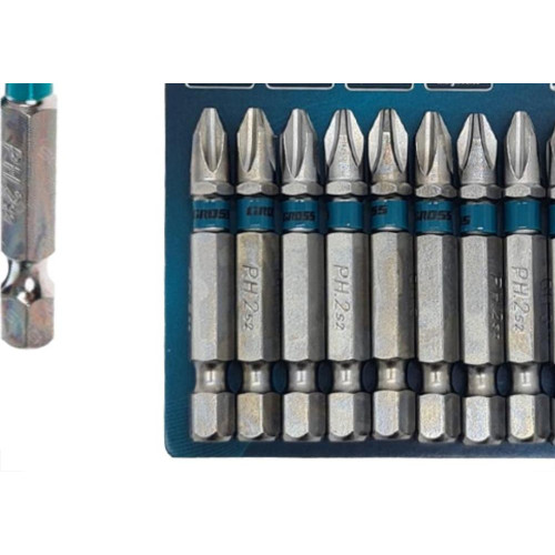 Mundo Das Ferramentas Bits Phillips Gross S2(Ph2)X 50Mm C/10