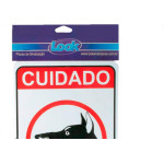 Look Placa Sinalizacao 20X30 Cao Bravo