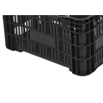 Caixaplast Caixa Plast.Perfurada Preta 55 X 36 - Kit C/3 Pc