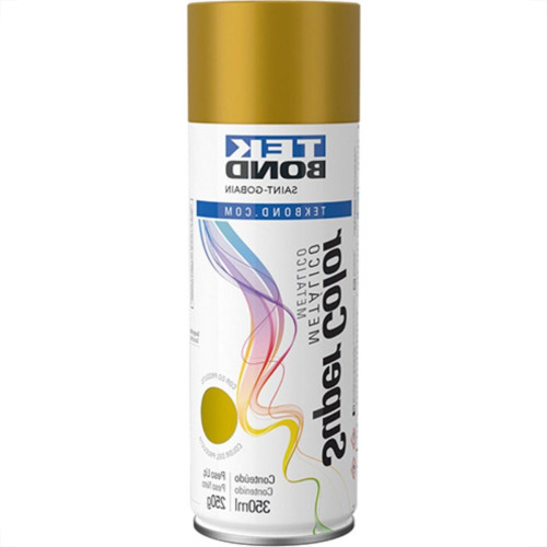 Tek Spray  Metalico Ouro 350Ml