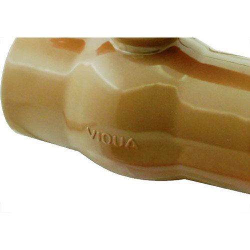 Viqua Registro Esfera  Pvc Rosca 1/2 - Kit C/5 Pc