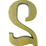 Pexcel Numero Colonial Bronze 2 - Kit C/10 Pc Pexcel Numero Colonial Bronze 2 - Kit C/10 Pc