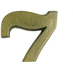 Pexcel Numero Colonial  Bronze 7 - Kit C/10 Pc