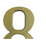 Pexcel Numero Colonial  Bronze 8 - Kit C/10 Pc