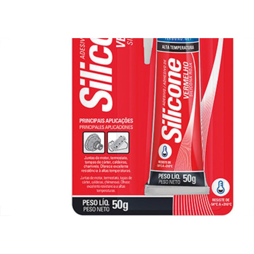 Tek Silicone Alta Tp.Verm.  50G Blis