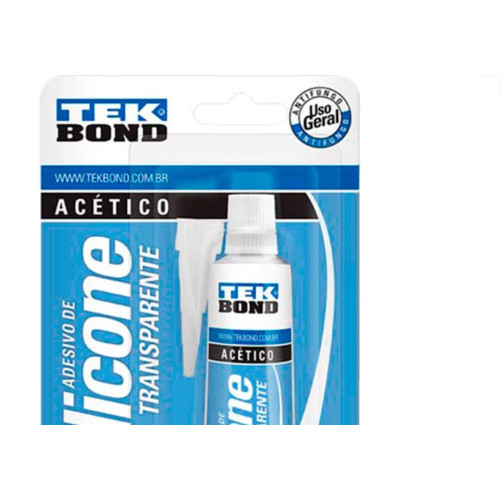Tek Silicone  Bond Acet.Inc.50G Blis - Kit C/12 Bl