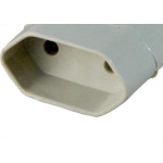 Radial Pino Femea 2P  10A Cinza - Kit C/10 Pc