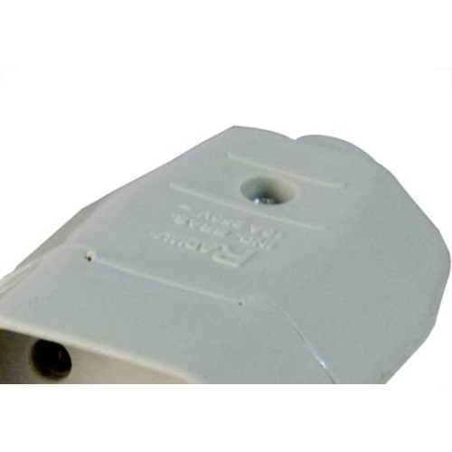 Radial Pino Femea 2P  10A Cinza - Kit C/10 Pc