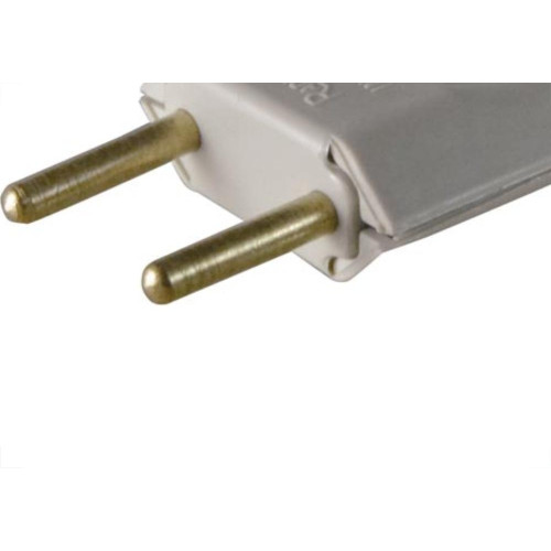Radial Pino Macho 2P  10A Cinza - Kit C/10 Pc