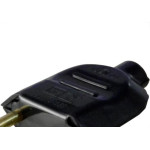 Radial Pino Macho 2P  10A Preto - Kit C/10 Pc
