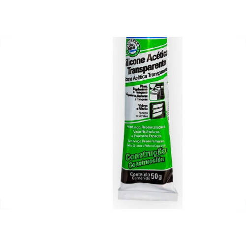 Tek Silicone  Bond Acet.Incolor 50Gr - Kit C/24 Pc