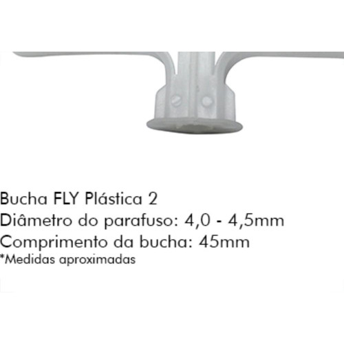 Sforplast Bucha P/Gesso 2 04-16Mm C/250 Fly