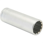Brasfort (Waft) Soquete Estriado Waft Cromo Vanadio Longo 1/2 X 10