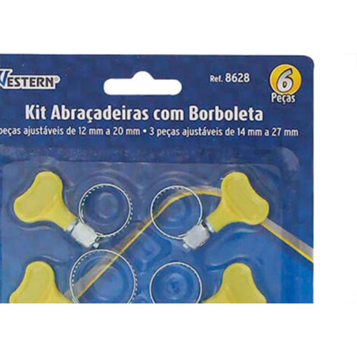 Western Jg Abracadeiras 6Pc -8628