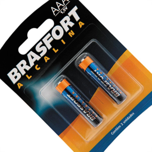 Brasfort Pilha  Alc Palito Aaa C/02