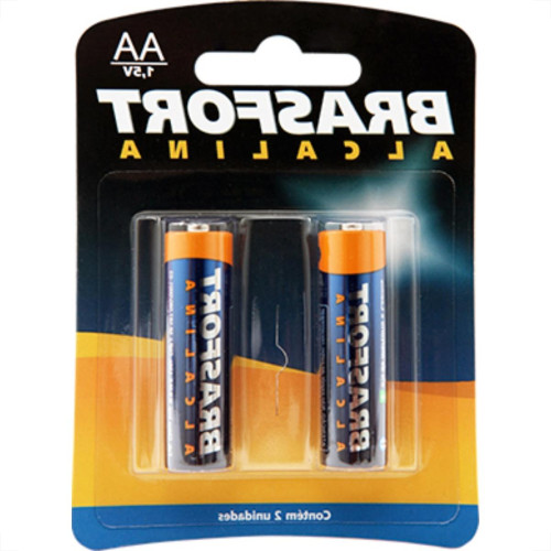 Brasfort Pilha  Alc Pequena Aa C/02