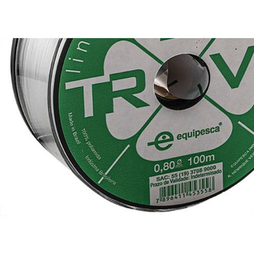 Equipesca Linha P/Ped.Trevo Ny.Br.100Mt - Kit C/10 Pc
