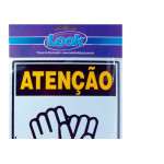 Look Placa Sinalizacao 20X30 Epi Luvas