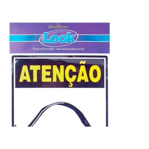Look Placa Sinalizacao 20X30 Epi Abaf.Ruido