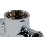 Metais Tee Metal Cromado R/R 3/4 M.Rei