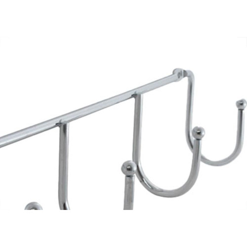 M.S.Ganchos Cabide M.S 4-Quadruplo Metal Cromad
