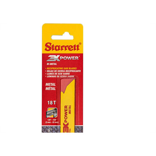 Starrett Lamina Sabre  6'' - 18D C/2