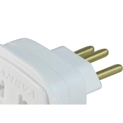 Daneva Pino Ad.2P+T  Branco 10A 1661 - Kit C/12 Pc