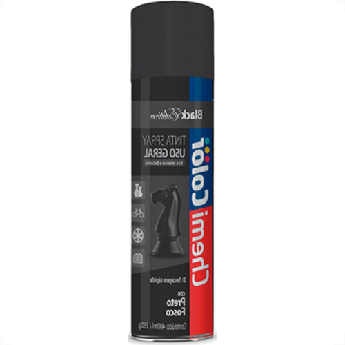 Chemicolor Spray Chemic.Geral Preto Fosc.400Ml