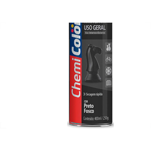 Chemicolor Spray Chemic.Geral Preto Fosc.400Ml