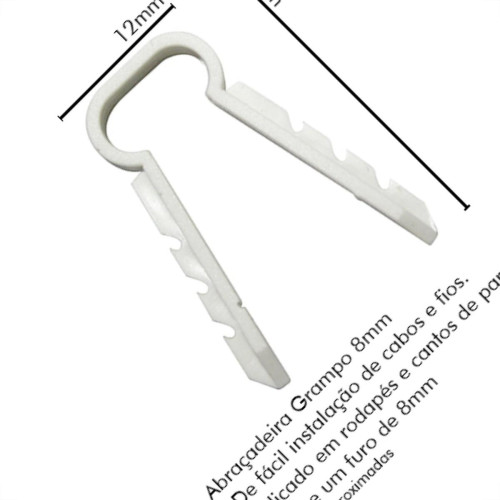 Sforplast Eletrica Abracadeira Gramp Sfor 8Mm C/100