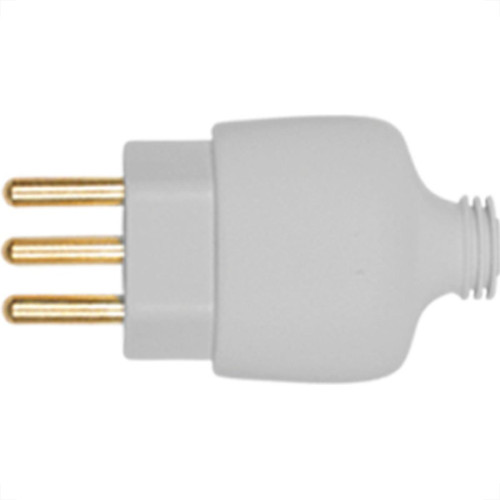 Ilumi Pino Macho 2P+T  Robus.20A Cza - Kit C/10 Pc