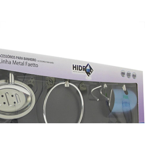 Hidrolar Kit Aces.P/Wc  Inox  5Pc