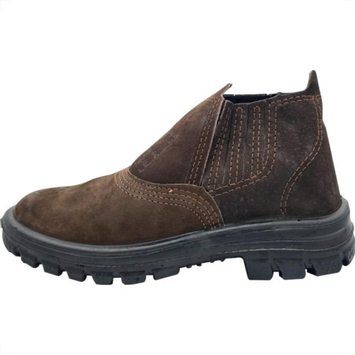 Cartom Botina Seguranca Cart.R60 Elastico Marrom 41