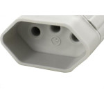 Perlex Pino Femea 2P+T 10A Cza 2043 - Kit C/10 Pc